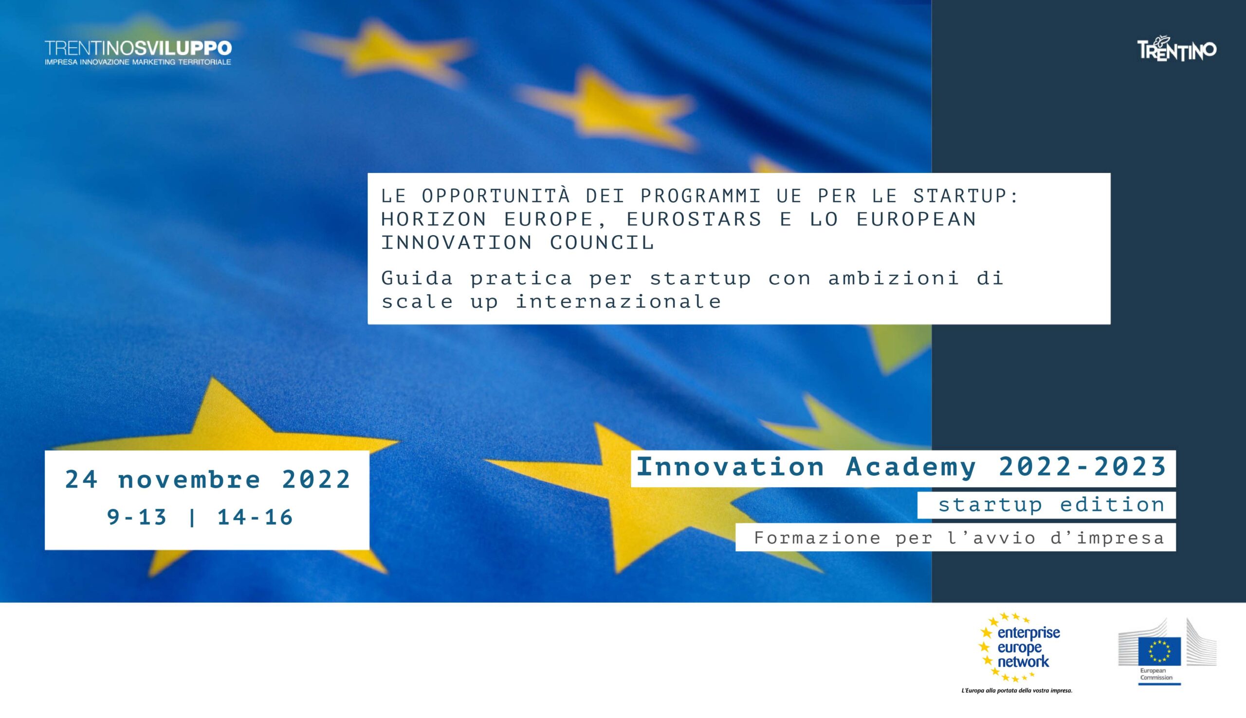 Le opportunità dei programmi UE per le startup