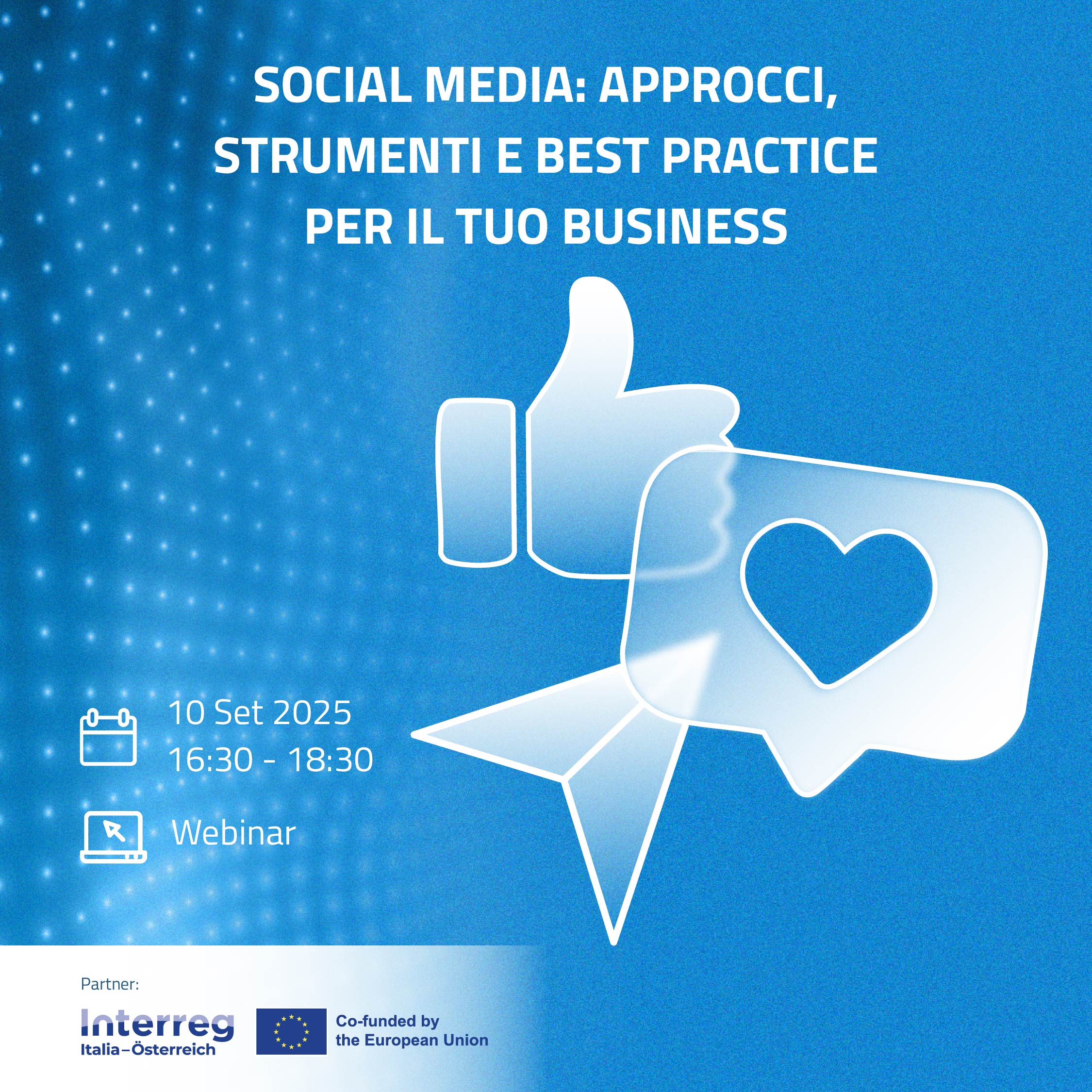 Banner mobile_social media Avviare l'impresa in modo smart
