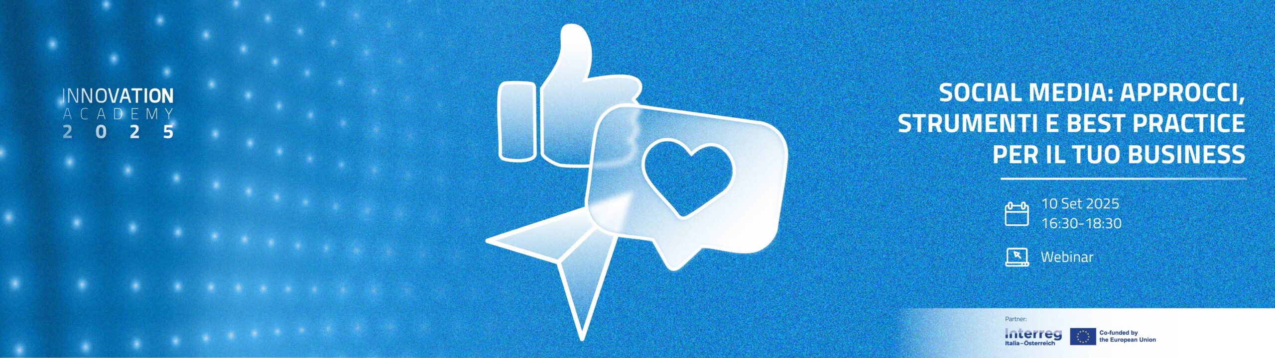 Banner sito_social media Avviare l'impresa in modo smart